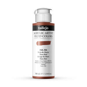 Vallejo Fluid Akrilik Boya 100Ml Seri 1 306 Mars Red - 2