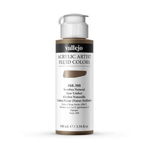 Vallejo Fluid Akrilik Boya 100Ml Seri 1 308 Raw Umber - 2