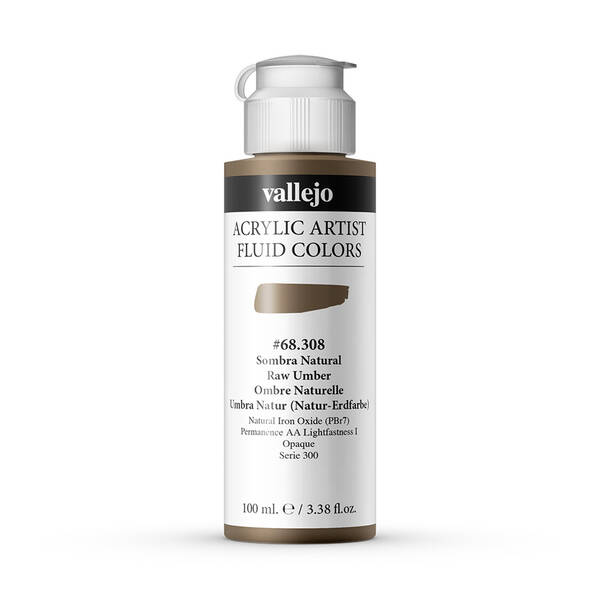 Vallejo Fluid Akrilik Boya 100Ml Seri 1 308 Raw Umber - 2
