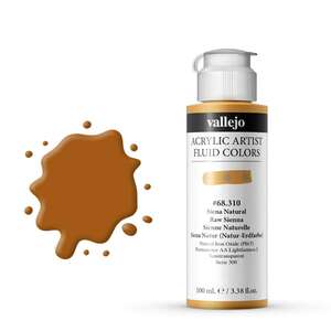 Vallejo Fluid Akrilik Boya 100Ml Seri 1 310 Raw Sienna - 1