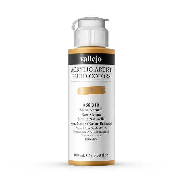 Vallejo Fluid Akrilik Boya 100Ml Seri 1 310 Raw Sienna - 2