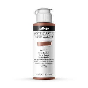 Vallejo Fluid Akrilik Boya 100Ml Seri 1 311 Burnt Sienna - 2
