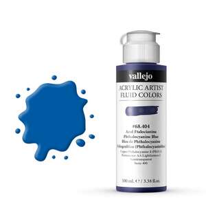 Vallejo Fluid Akrilik Boya 100Ml Seri 2 404 Phthalo Blue - 1