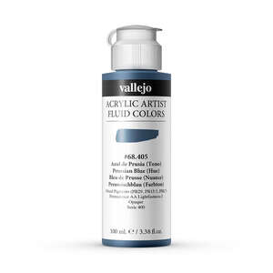 Vallejo Fluid Akrilik Boya 100Ml Seri 2 405 Prussian Blue - 2
