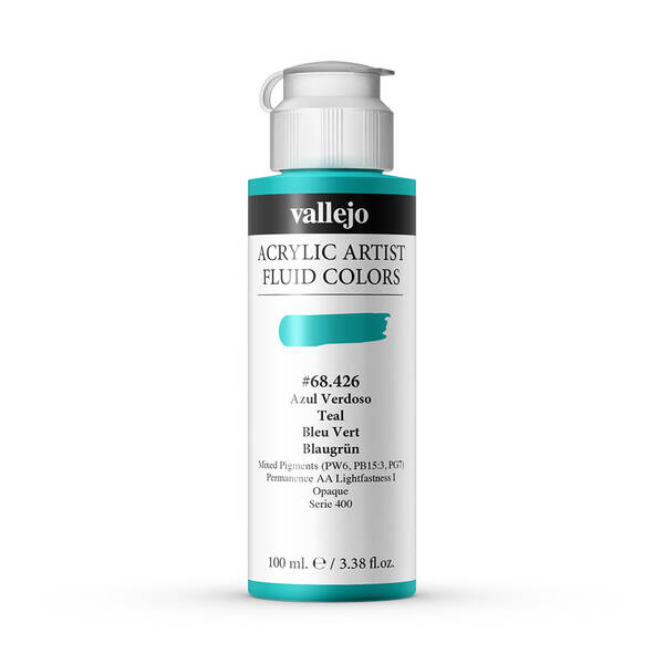 Vallejo Fluid Akrilik Boya 100Ml Seri 2 426 Teal - 2