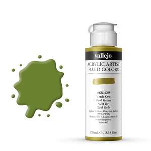 Vallejo Fluid Akrilik Boya 100Ml Seri 2 429 Green Gold - Vallejo