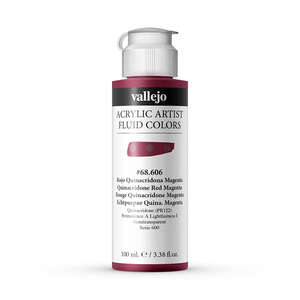 Vallejo Fluid Akrilik Boya 100Ml Seri 3 606 Quinacridone Red Magenta - 2