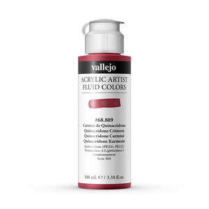 Vallejo Fluid Akrilik Boya 100Ml Seri 4 809 Quinacridone Crimson - 2