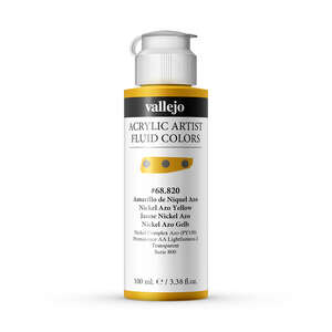 Vallejo Fluid Akrilik Boya 100Ml Seri 4 820 Nickel Azo Yellow - 2