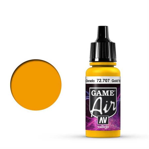 Vallejo Game Air 17Ml 72.707 Gold Yellow - 1