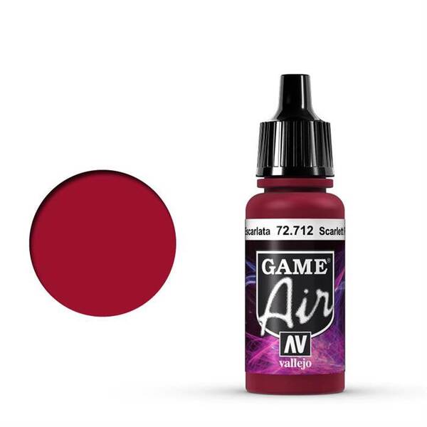 Vallejo Game Air 17Ml 72.712 Scarlett Red