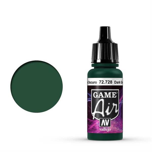 Vallejo Game Air 17Ml 72.728 Dark Green - 1