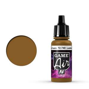 Vallejo - Vallejo Game Air 17Ml 72.740 Leather Brown