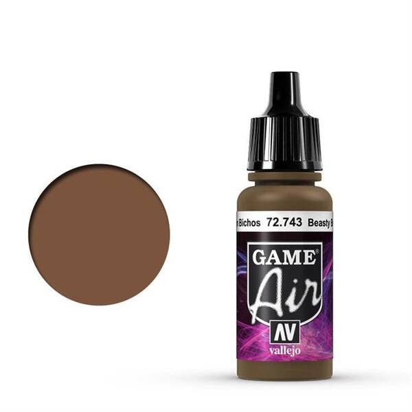 Vallejo Game Air 17Ml 72.743 Beasty Brown - 1