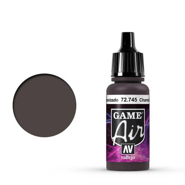 Vallejo Game Air 17Ml 72.745 Charred Brown - 1