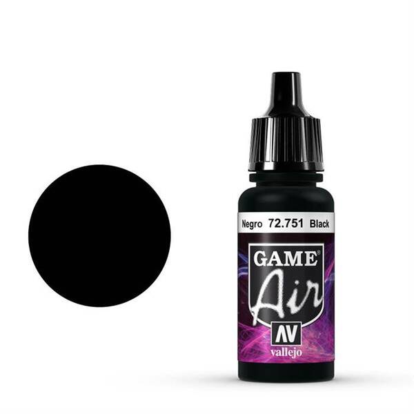 Vallejo Game Air 17Ml 72.751 Black - 1