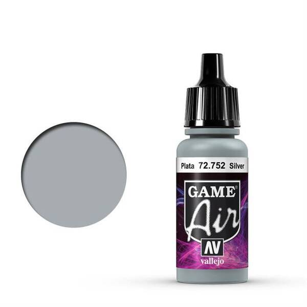 Vallejo Game Air 17Ml 72.752 Silver - 1