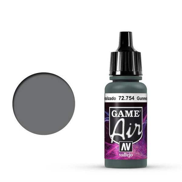 Vallejo Game Air 17Ml 72.754 Gunmetal - 1