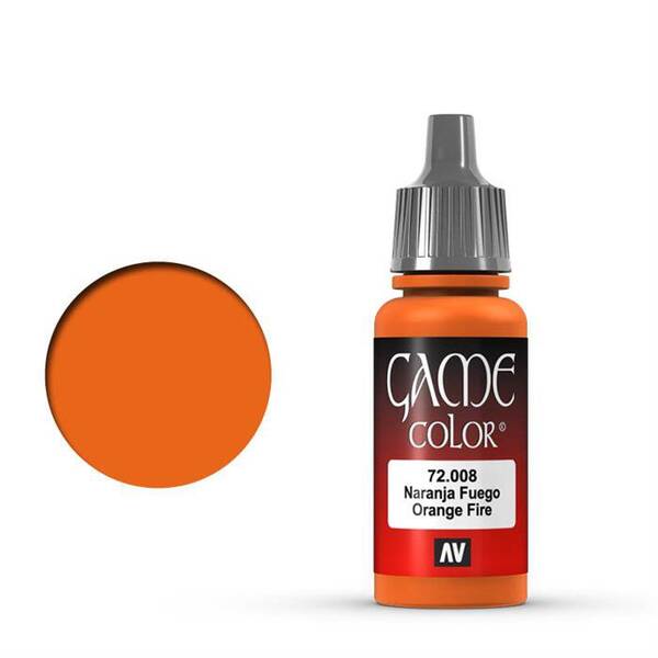 Vallejo Game Color 17Ml 72.008 Orange Fire - 1