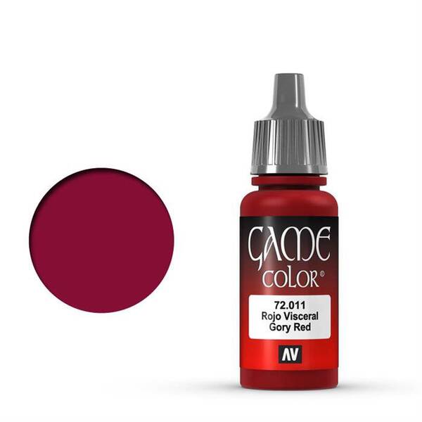 Vallejo Game Color 17Ml 72.011 Gory Red - 1