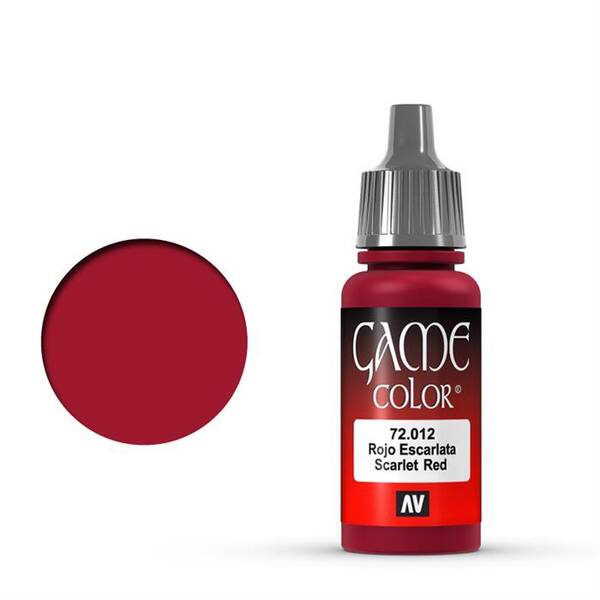 Vallejo Game Color 17Ml 72.012 Scarlet Red - 1