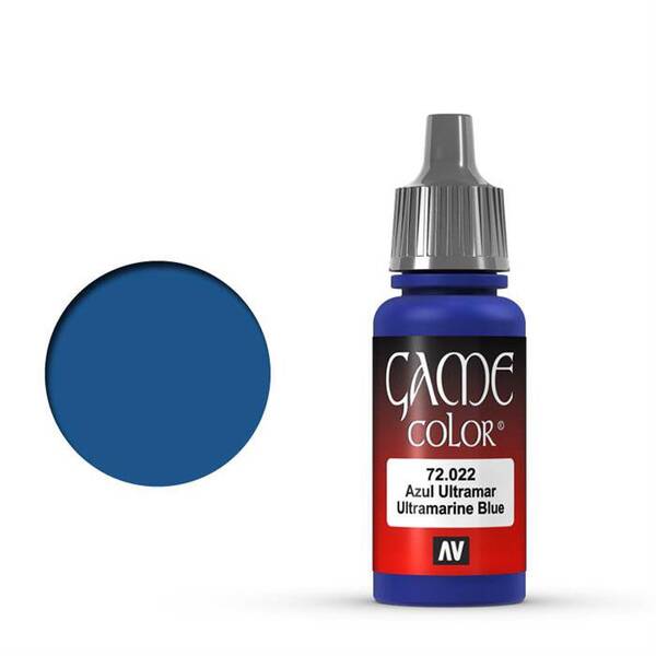 Vallejo Game Color 17Ml 72.022 Ultramarine Blue - 1