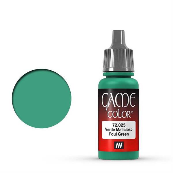 Vallejo Game Color 17Ml 72.025 Foul Green - 1