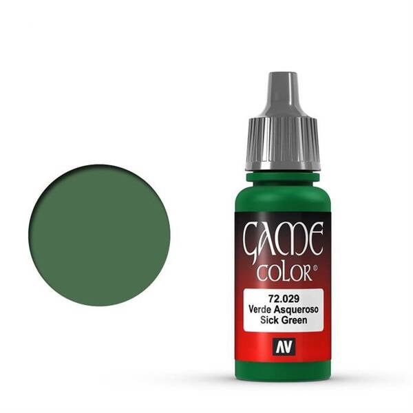 Vallejo Game Color 17Ml 72.029 Sick Green - 1