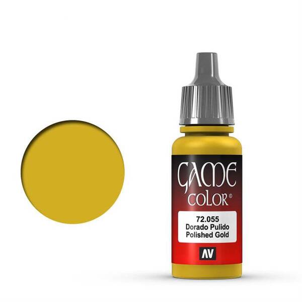 Vallejo Game Color 17Ml 72.055 Polished Gold - 1