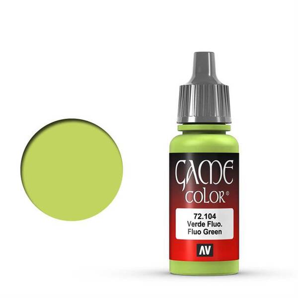 Vallejo Game Color 17Ml 72.104 Fluorescent Green - 1