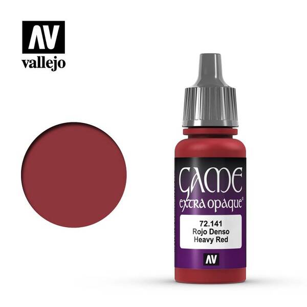 Vallejo Game Color Extra Opaque 17Ml 72.141 Heavy Red