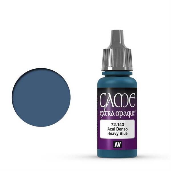 Vallejo Game Color Extra Opaque 17Ml 72.143 Heavy Blue - 1