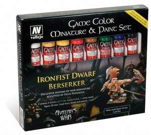 Vallejo Game Color Set: Avatar (8)+Figure+Brush - Vallejo