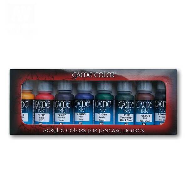 Vallejo Game Color Game Inks Tintas Set 8X17ML 72.296 - 1