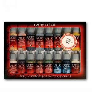 Vallejo Game Color Leather & Metal Set 16X17ML 72.291 - Vallejo