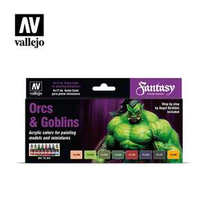 Vallejo Game Color Set: Orcs&Goblins (8) - Vallejo