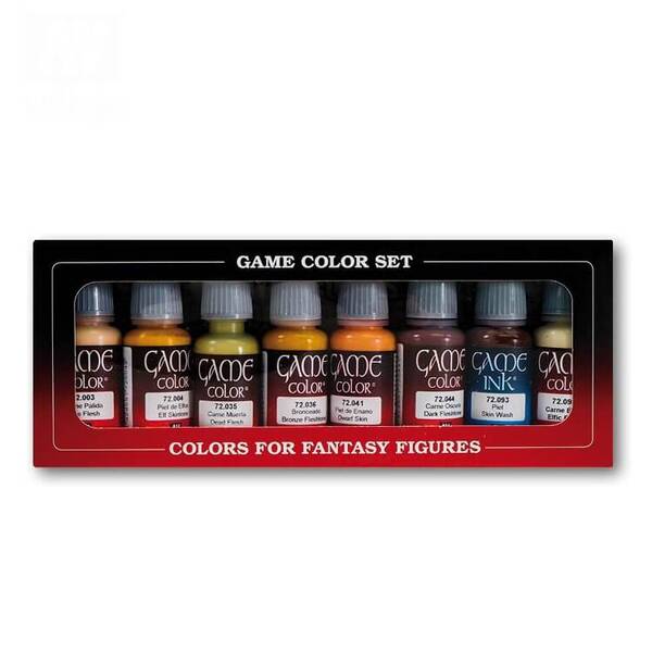 Vallejo Game Color Skin Tones Set 8X17ML 72.295 - 1