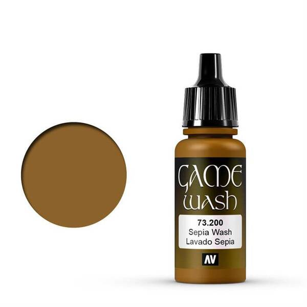Vallejo Game Wash 17ML 73.200 Sepia Wash - 1