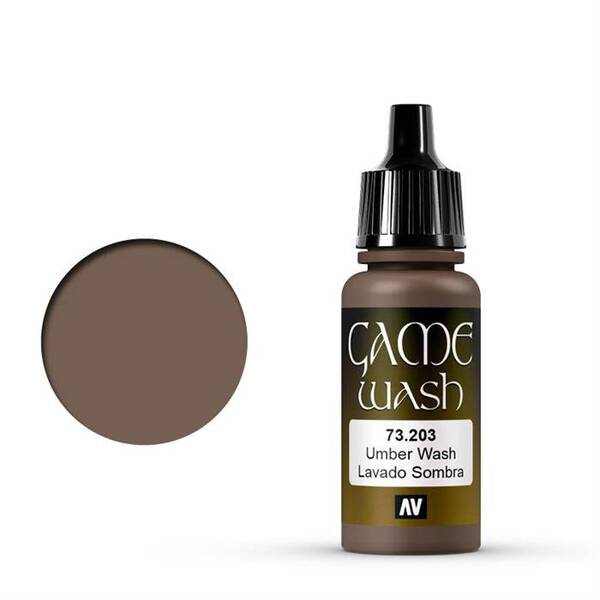 Vallejo Game Wash 17ML 73.203 Umber Wash - 1