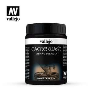 Vallejo - Vallejo Game Wash Dipping Formula Black 73.301 200ML