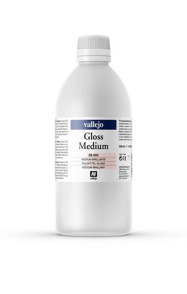 Vallejo Gloss Medium 500 Ml 28.450 - 1