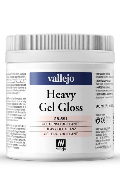 Vallejo Heavy Gel Gloss 591-500Ml - 1