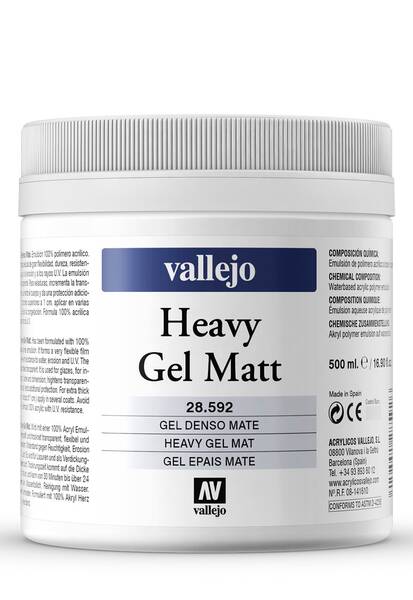 Vallejo Heavy Gel Matt 592-500Ml - 1