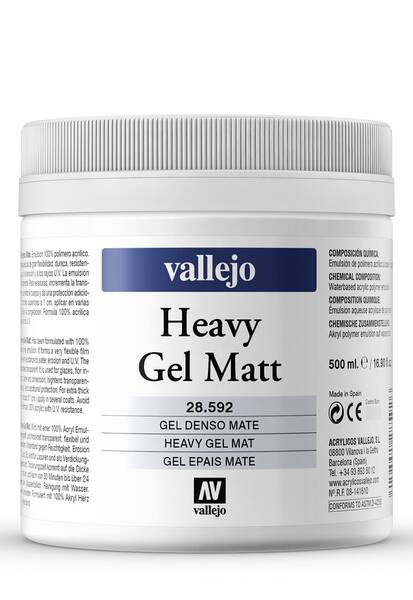 Vallejo Heavy Gel Matt 592-500Ml
