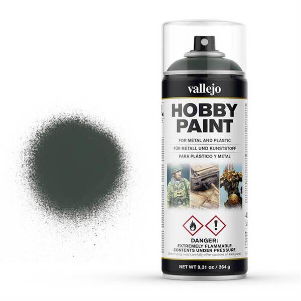 Vallejo Hobby Paint Sprey 400 Ml Dark Green 28.026 - 1