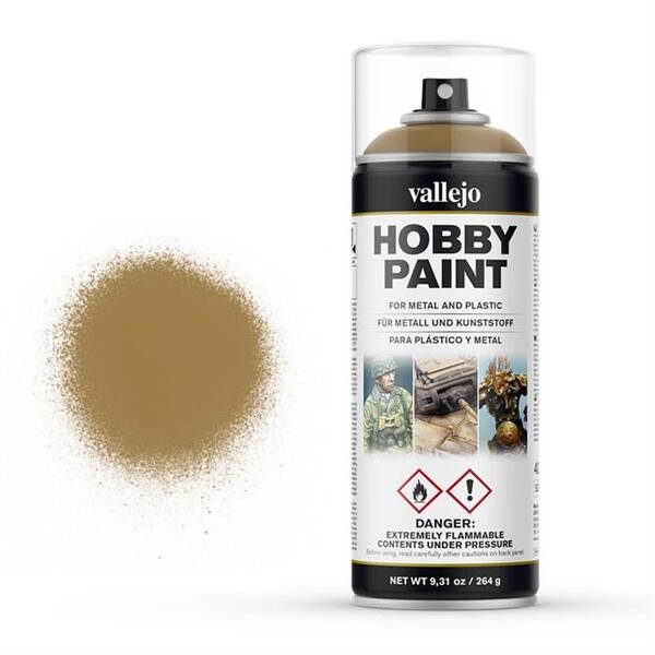 Vallejo Hobby Paint Sprey 400 Ml Desert Yellow 28.015 - 1