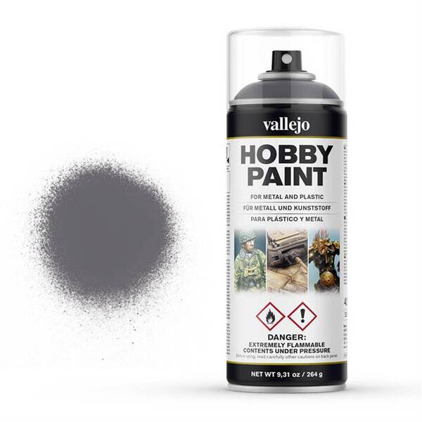 Vallejo Hobby Paint Sprey 400 Ml Gunmetal 28.031 - 1