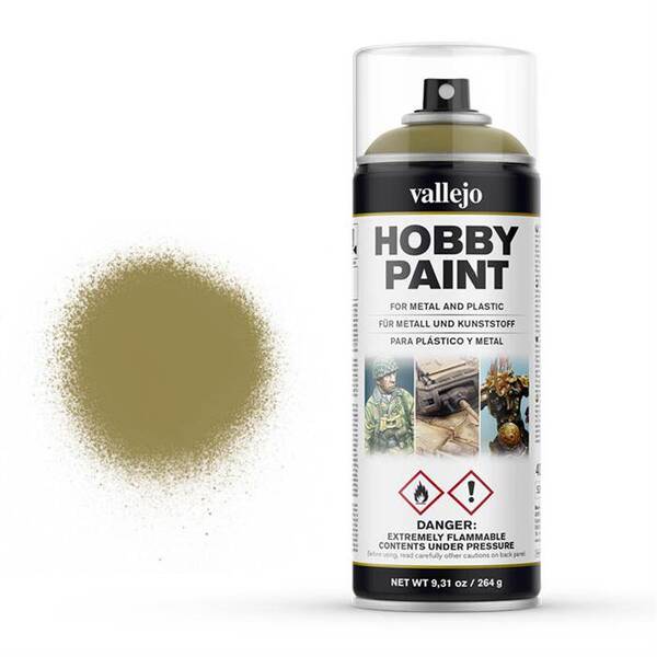 Vallejo Hobby Paint Sprey 400 Ml Panzer Yellow 28.001 - 1