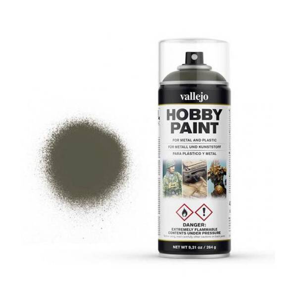 Vallejo Hobby Paint Sprey 400 Ml Russian Green 4BO 28.003 - 1