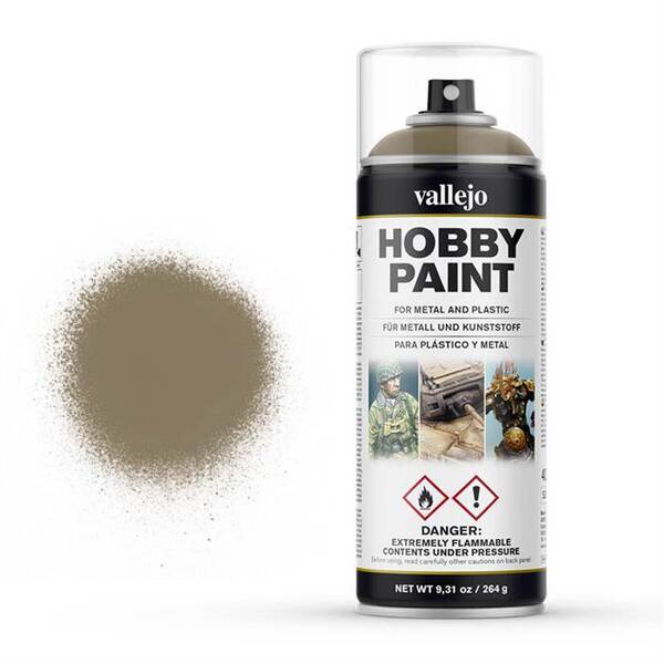 Vallejo Hobby Paint Sprey 400 Ml US Khaki 28.009 - 1